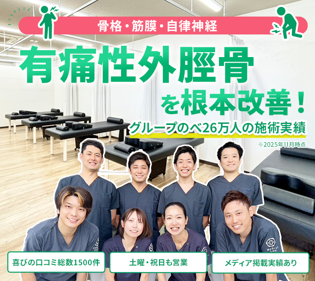 有痛性外脛骨を根本改善