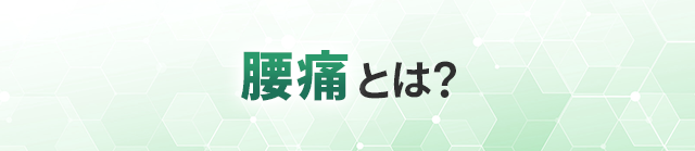 腰痛とは？